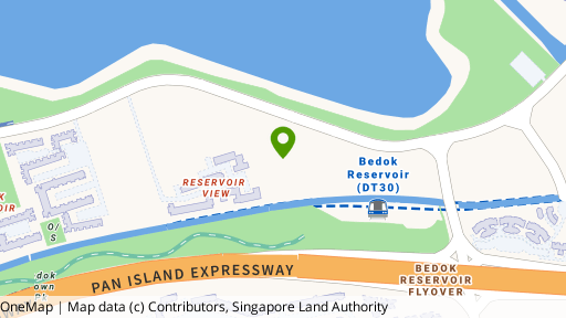 Map showing the location of Waterfront Waves