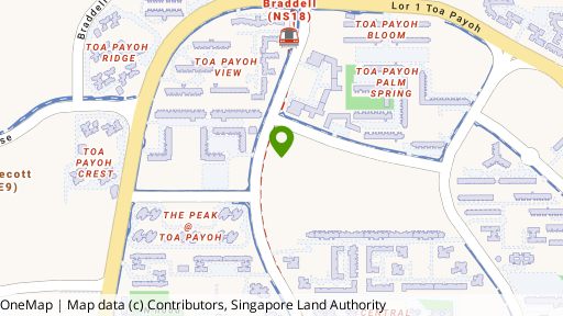 Map showing the location of Trevista
