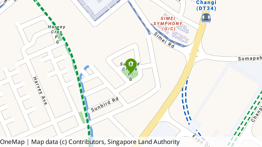 Map showing the location of Apollo Gardens
