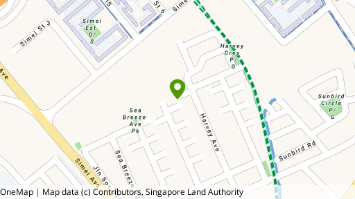 Map showing the location of Guan Soon Terrace