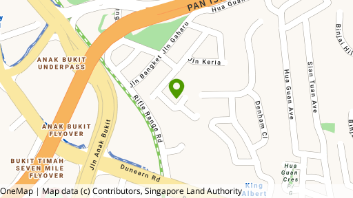 Map showing the location of Fairwood Park