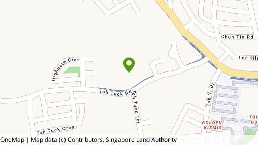 Map showing the location of Forett@Bukit Timah