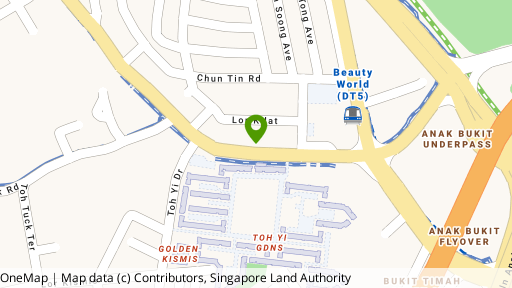 Map showing the location of Suites At Bukit Timah
