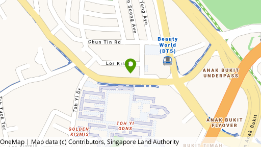 Map showing the location of JK Building