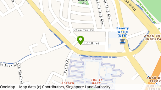 Map showing the location of 25 Lorong Kilat