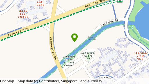 Map showing the location of Lakepoint Condominium