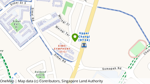 Map showing the location of Tropicana Condominium