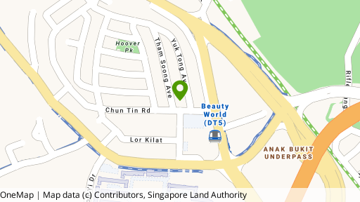 Map showing the location of Chun Tin Court
