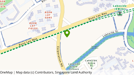 Map showing the location of Lakeholmz