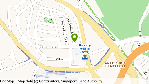 Map showing the location of Radiance @ Bukit Timah