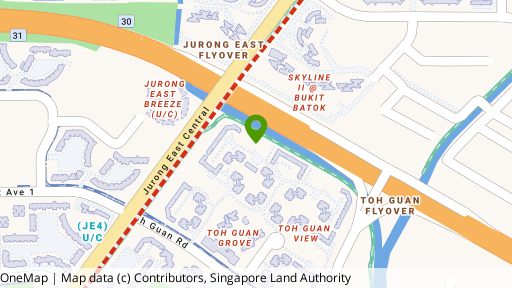 Map showing the location of 273A Toh Guan Road