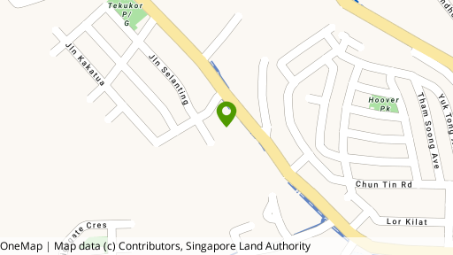 Map showing the location of Palm Residence