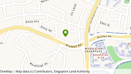 Map showing the location of The Scenic @ Braddell