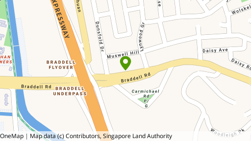 Map showing the location of The Medallion