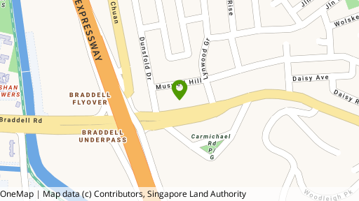 Map showing the location of Medallion