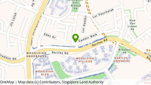 Map showing the location of 14 Jalan Labu Ayer
