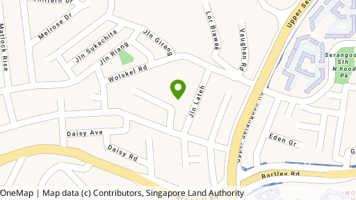 Map showing the location of Milford Villas