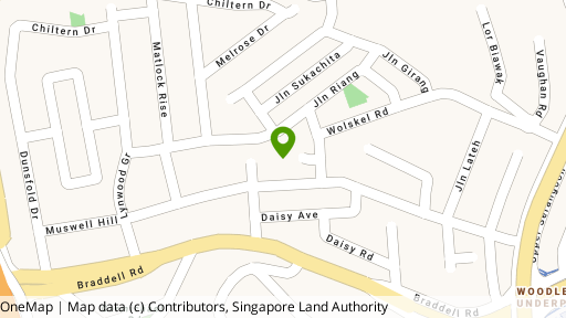 Map showing the location of Mei He Gardens