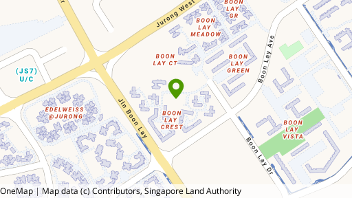 Map showing the location of 257A Boon Lay Drive
