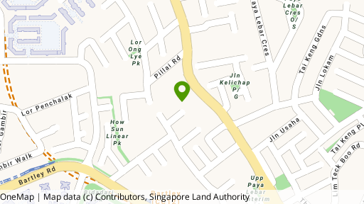 Map showing the location of Bayou Residence