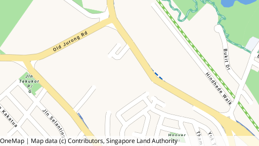 Map showing the location of Bukit Regency