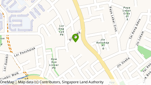 Map showing the location of Fragrant Gardens