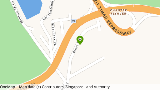 Map showing the location of Valley Apartments (Terminated)