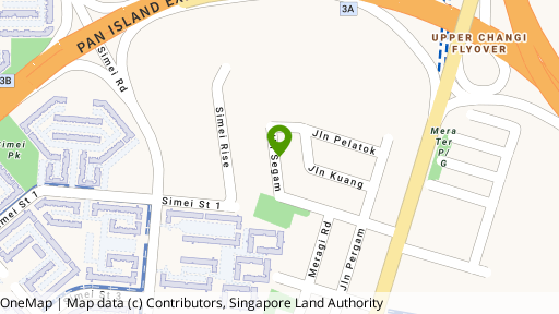Map showing the location of East View Garden