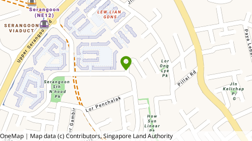 Map showing the location of Ardisia Garden