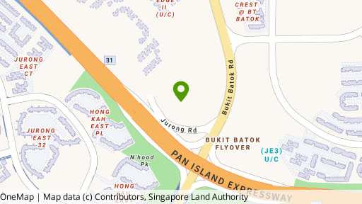 Map showing the location of Otto Place