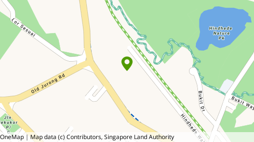 Map showing the location of Springdale Condominium