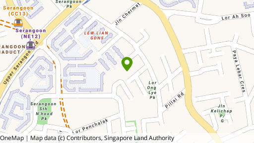 Map showing the location of Jade Residences