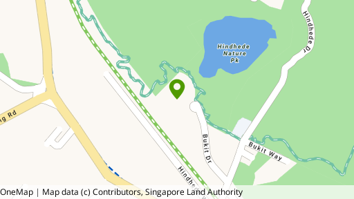 Map showing the location of The Raintree