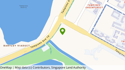 Map showing the location of Waterview