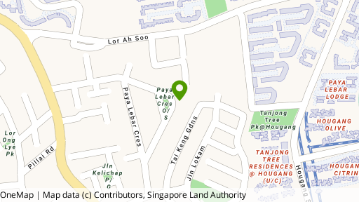 Map showing the location of Hua Court