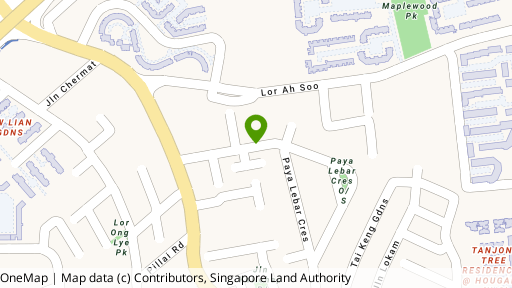 Map showing the location of Solaris Residences