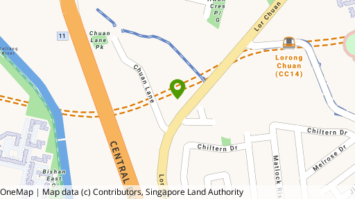 Map showing the location of The Chuan