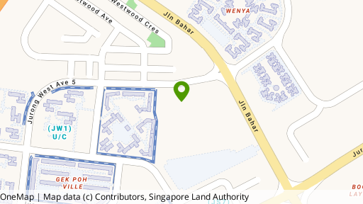Map showing the location of 19 Jurong West Avenue 5