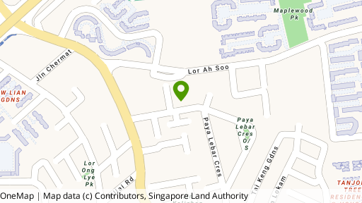 Map showing the location of Minton Court