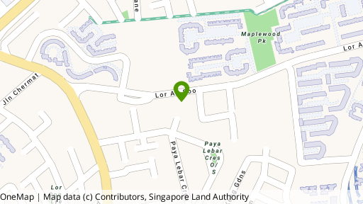 Map showing the location of Water Terrace