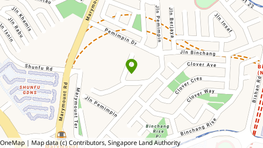 Map showing the location of L&Y Building