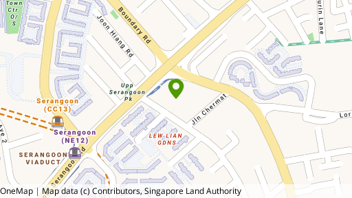Map showing the location of Forest Woods