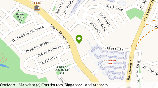 Map showing the location of Thomson Imperial Court