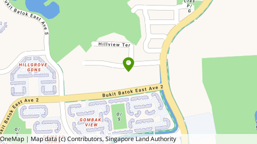 Map showing the location of Hills Twoone