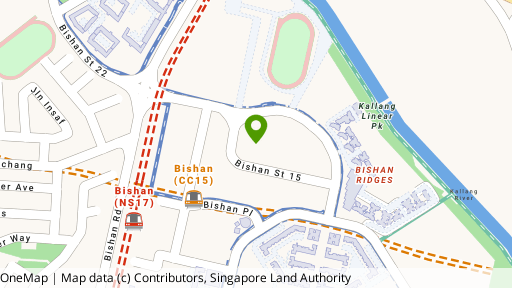 Map showing the location of Sky Vue