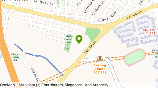 Map showing the location of Goldenhill Park Condominium
