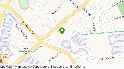 Map showing the location of Central View