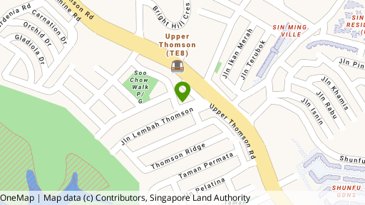 Map showing the location of 99A Soo Chow Walk