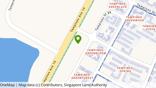 Map showing the location of The Tapestry