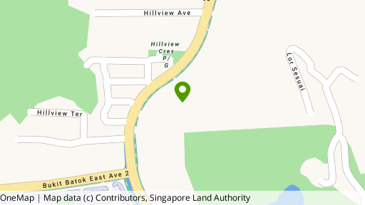 Map showing the location of Meralodge